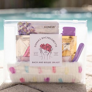 Spa Day Kit Customizable | Bachelorette Favors | Slumber Party Kit | Party Favor, Bridal Party Gift | Makeup Bag Kit | Teen Girl | Birthday - Etsy