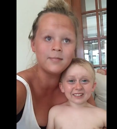 Hilarious mom and baby FaceSwap