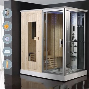 [Hot Item] Far Infrared Sauna and Steam/ Steam Shower & Infrared Sauna/ Infrared Sauna 2 People