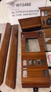 4.9K views · 67 reactions | Mercedes W124 zebrano wood trims restoration. Please contact me if you want to also get your wood trims restored. Worldwide shipping from Belgium  | Kay DL | Facebook