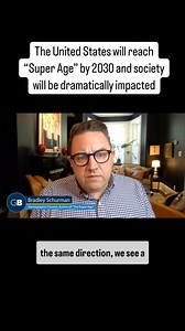 The United States is projected to reach “Super Age” by 2030, meaning one in five people will be over the age of 65. How will this surge of older adults impact society? Demographic Futurist Bradley Schurman, author of “The Super Age: Decoding our Demographic Destiny” explains the biggest changes headed our way. Watch the full itnerview with Schurman here: https://www.youtube.com/watch?v=xCv2CI_qyV4 #SuperAge #TheSuperAge #BradleySchurman #Aging #AgingPopulation #GrowingBolder #healthyaging #older