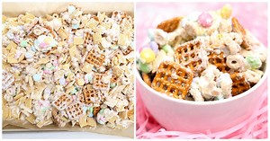 Bunny Bait {No Bake Easter Chex Mix}