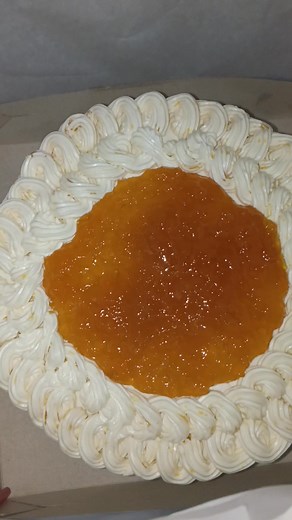 💛 Taste the elegance of simplicity. 💛 Moist sponge cake topped with smooth whipped cream and a golden mango glaze — our signature Mango Cake brings sweetness and sunshine to your table. 🌼 🥭 | CesSweet