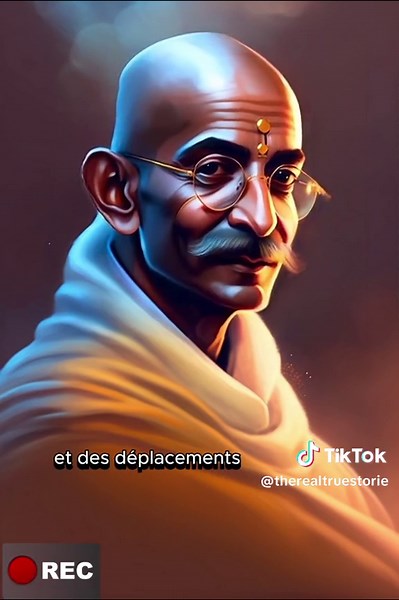 L’histoire de Mahatma Gandhi.🥲. #foryou #fyp #pourtoi #pourtoipage #history #histoire