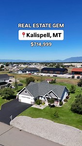 Residential Real Estate Gem 💎 Located in the highly-desired Meadows community of Rocky Cliff in Kalispell, MT sits this 4bedroom/2 bathroom home on 0.56 acres. Thoughtfully designed, mature landscaping, underground sprinklers, a fire pit, and just minutes from Flathead Lake, Foys Lake, and other local gems, this is the perfect house to make your HOME! List price: $714,999 Listed by: Joe Sangimino, Compass West Land Sales, 406-407-4287 Send us a DM or contact the agent for info/interest! #reales