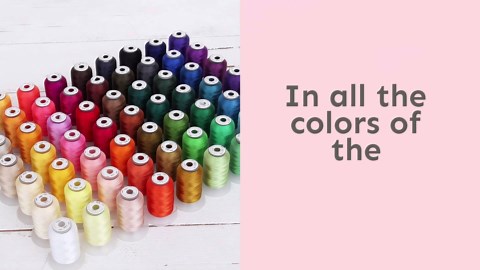 Threadart Large 5000m Cones Polyester Machine Embroidery Thread | Huge 5000M (5500 Yard) Cones 40wt | for Brother Janome Bernina Embroidery & Sewing Machines | Brick No. 318