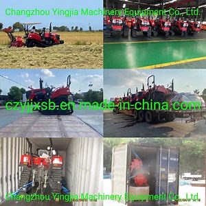 [Hot Item] 90HP Rubber Tractor Crawler Tractors for Agriculture Tractor Truck with 2.3m Cultivator