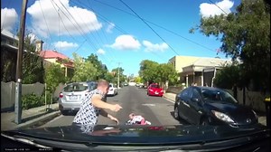 Driver behind viral dashcam footage of girl being hit by car speaks out