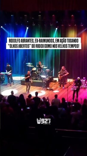 RODOLFO ABRANTES, EX-RAIMUNDOS, EM AÇÃO TOCANDO “OLHOS ABERTOS” DO RODOX COMO NOS VELHOS TEMPOS! 🤘