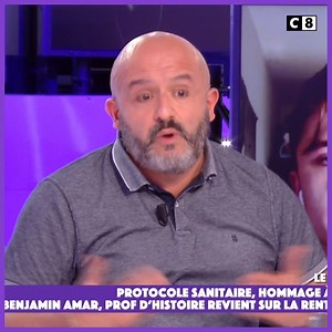 143K views · 605 reactions | Les mesures sanitaires dans les écoles sont-elles respectées ? Benjamin Amar, professeur d'histoire et représentant syndical, témoigne dans #TPMP ! | Tout Beau Tout N9uf | Facebook
