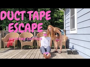 DUCT TAPE ESCAPE CHALLENGE (BOYFRIEND VS GRILFRIEND)