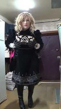 Female Mask, NieR: Automata, 2B dress, Cosplay, Crossplay