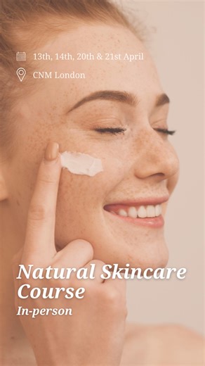 Is your skin sensitive and easily reactive to commercial skincare products? Does it feel uncomfortable, itching or stinging? Is it prone to outbursts of spots, eczema or rosacea? Discover all the secrets of healthy skin by joining our Natural Skincare course starting on Saturday 13th April 2024 at CNM London. Learn more and book here https://loom.ly/VHF1QRE #healthyskin #naturalskincare #learnmore #skincarecourse #skin #skincare #products #rosacea #course #book #discover #cnm #cnmlondon #shortco