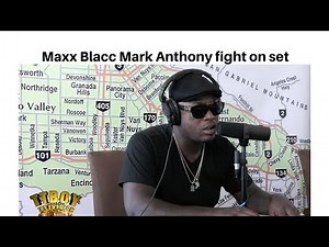 Maxx Blacc Mark Anthony Fight on Set