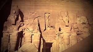 Ancient Astronaut Theorists believe that the colossal stone statues found in southern Egypt are transmitters for cosmic forces. | Ancient Aliens