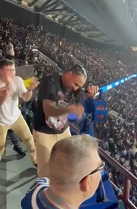 Vernon Adams Jr., Nathan Rourke & Chase Brice supporting the Vancouver Canucks last night 🙌🏾 2nd year on the siren = 2nd BIG DUB! Nice job boys 💪🏽 #QBPower #BCLions | BC Lions