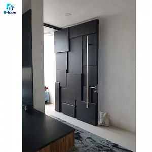 [Hot Item] Modern Design Solid Wood Exterior Main Pivot Wood Entrance Door for Villa European Style Entry Doors