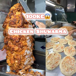 Making Of 100KG Chicken Shuwarma | Foodie Sultan