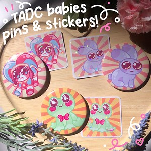 The Amazing Digital Circus(tadc) Babies Pins & Stickers! Pomni, Jax, Ribbit - Etsy
