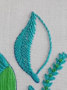 5.6K views · 348 reactions | Basic flower/leaf doodle design hand embroidery Tutorial for beginners | Basic Embroidery ABC | Facebook