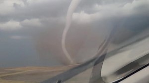 Strong, violent drill-bit tornado near Pleasantville, IA #iawx 📸 Aaron Jayjack | The Chris Nelson Company
