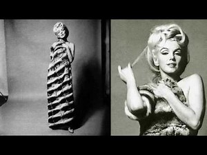 Marilyn Monroe- Nude in a Fur Coat Sitting by Bert Stern 1962