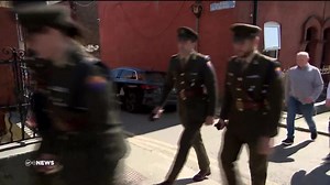 A priest stabbed 7 times at a Galway army barracks has told the teen attacker he forgives him. Fr Paul Murphy, who was serving as chaplain, also hugged the boy, who pleaded guilty to attempted murder. #VMNews | Virgin Media News