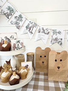 Little Bear Book Page Banner Bunting Garland Nursery Birthday Party Baby Shower Decor Decoration Art - Etsy