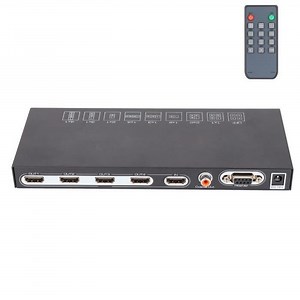 Cikonielf Contrôleur de mur vidéo LED Épisseur vidéo d'interface multimédia HD à 4 ports 4K à 30Hz 300MHz Contrôleur de mur