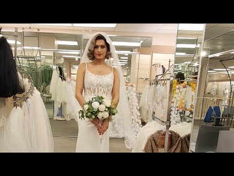 Crossdresser Wedding Dress Try-On! Finding The Perfect Dress!