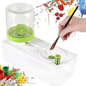 Brush Rinser- 2023 New Paint Brush Cleaner,Paint Brush Rinser with Drain,Multifunctional Paint Brush Cleaner