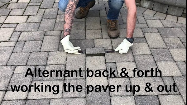 Keyfit Tools Paver Puller Stainless Steel (2PC Set) Paver Extraction Removal Raise Sunken Brick & Pavers Locked by Edging & Other Stones Repair & Replace pavered Patio Blocks