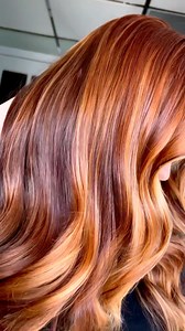 35K views · 755 reactions | Obsessed with this coppery color from @hairbylima ❤️‍ • PAINTED SUNSET  Wet Balayage formula in video Here is a QUICK way to add DIMENSION into your copper & red heads. Wet Balayage blends so quickly and easily, all with your hands  Formula Shadow Root: 6.4 + 5 vol Mid lengths: 8.44 + 7.47 + 30 vol Toner: 10.3 + 8.73 + .03 | Hairbrained | Facebook