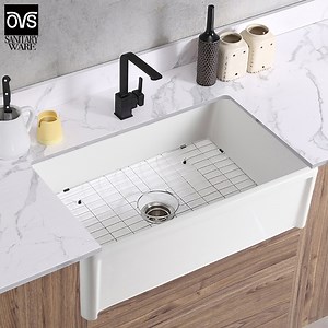 [Hot Item] Semi-Embedded Ceramic Wash Basins in The Kitchen with Large Sinks Under Counter Basins