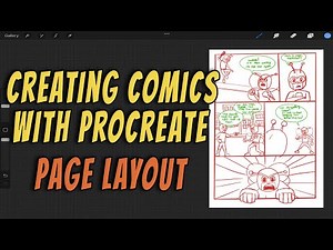 How To Create Comic Books With Procreate | Page Layout