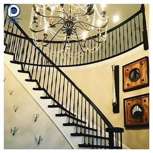 [Hot Item] Antique Decorative Beautiful Wrought Iron Staircase Railing Design Wrought Iron Balustrade Fence