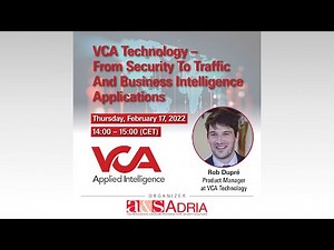 VCA Technology From Security To Traffic And Business Intelligence Applications