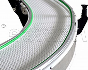 [Hot Item] Resterant Small Space Flexible Curve Conveyor Plastic Modular Belt