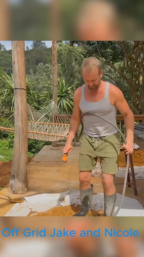 4 - Timelapse - Massive brick and clay pizza oven - start to finish DIY Wood Fired Oven FULL BUILD,part (40) | Off Grid Jake and Nicole