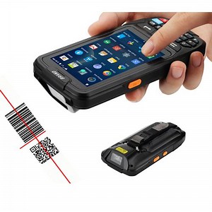 [Hot Item] 1d 2D Lector de Códigos QR Android Láser PDA Pantalla Táctil Escáner de Código de Barras de Mano