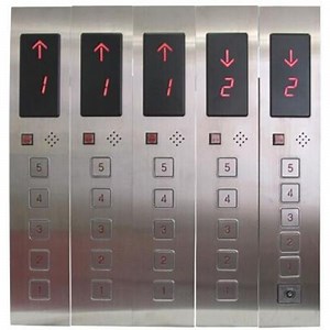[Hot Item] 6 Floor Hall Call Push Button Switch Lift Call Button Stainless Steel Elevator Button