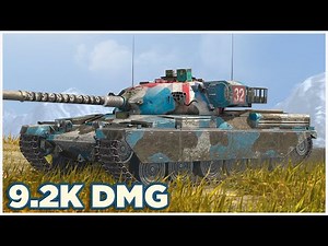 Chieftain Mk.6 • 9.2K DMG • 6 KILLS • WoT Blitz