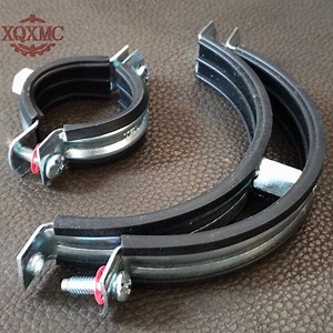 [Hot Item] Rubber Pipe Clamp Plastic Cable Clamps Steel Pipe Clamps with EPDM Rubber