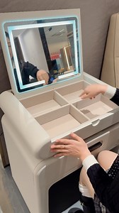 37K views · 18 reactions | ️ A smart bedside table that charges devices and lights up your room in style! Built-in wireless charging, USB ports, and soft LED glow. ✔️ Wireless + USB charging ✔️ 3 color LED light modes ✔️ 3 spacious storage drawers Would you place this on the left or right side of your bed?  Link in Bio  #bedsidetable #smartfurniture #bedroomsetup #besthomegadgets #kimigadgets | Best Home Gadgets | Facebook