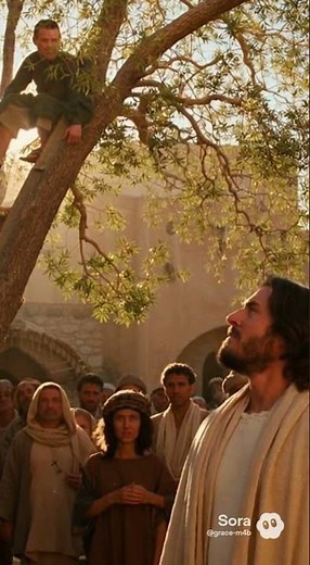 The Story of Zacchaeus (Luke 19:1–10) #Jesus #Zacchaeus#Bible #Faith
