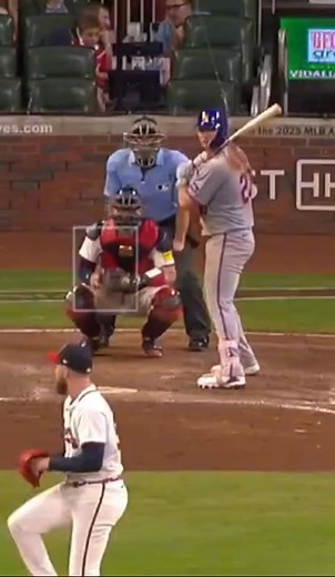 Acuna Jr caught the ball and threw it to first base, double play 🔥 | Ron Locklear