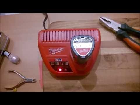 Changing a Milwaukee M12 Battery Charger from 110/120 V power to 220 Volts