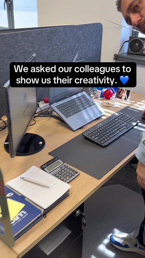 Colleagues Show Their Creativity: Office Drawing Challenge