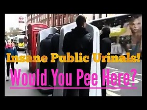Crazy Expose Public Urinals | Funny Reaction | Must Watch!