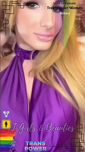 TS Britney ✨ Confidence & Glow 🌈💫 #TransGlowUp #transgender #viral #shorts